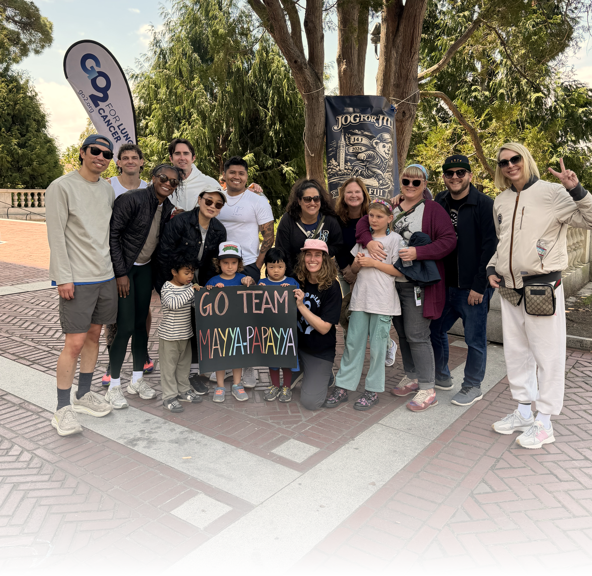 Team Mayya-Papayya at Jog for Jill